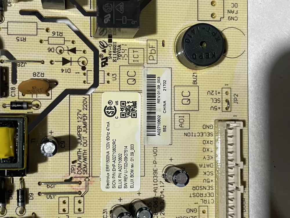 Frigidaire A02710602 Control Board AZ118368 | KM2186