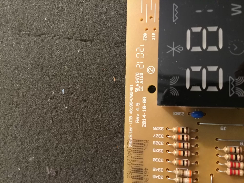 Whirlpool Microwave Display 461964702491 AZ100754 | NR132