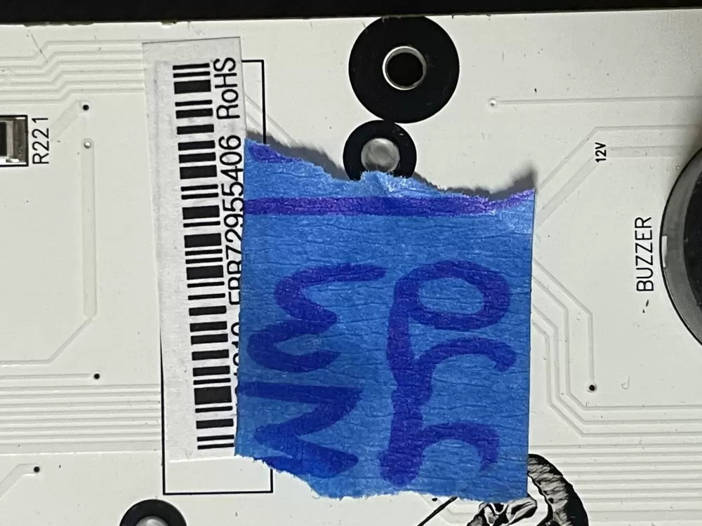 EBR72955406 Refrigerator Control Board Pcb Display AZ44135 | Wm550