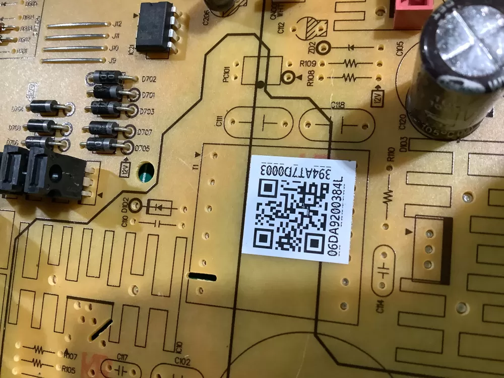 Samsung DA92 00384L DA9200384L Refrigerator Control Board AZ147995 | NR2483