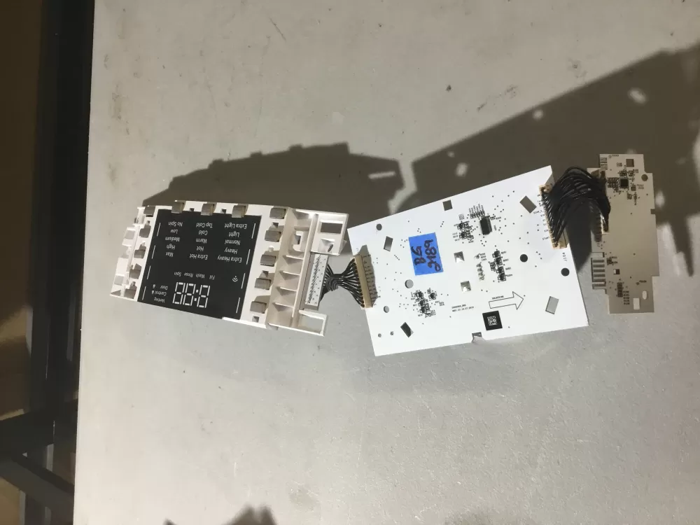 GE 308D1567G001 WH22X31164 Washer Control Board User Interface AZ118640 | BG2189