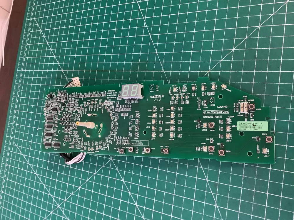 Whirlpool W10388679 W10388675 Dryer Control Board