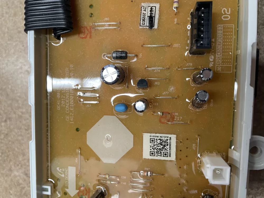 Samsung DC92 00519A Dryer Control Board AZ20749 | KMV182