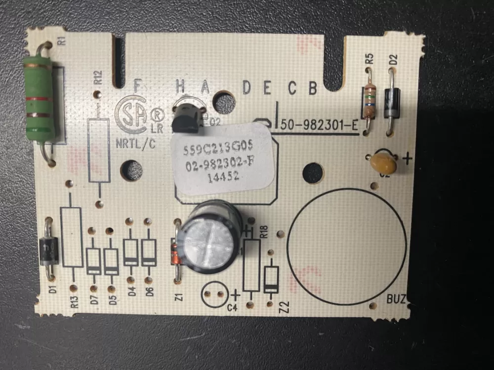 GE 559C213G05 50-982301- 50-982301- Dryer Control Board AZ10386 | BK1528