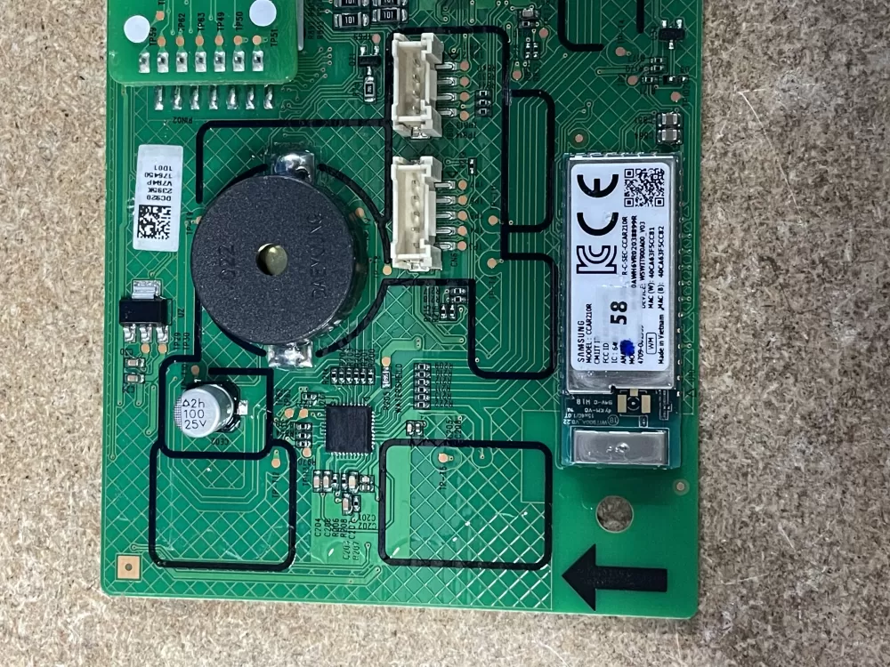 Samsung DC92-02395K Dryer Control Board AZ16916 | KM1495