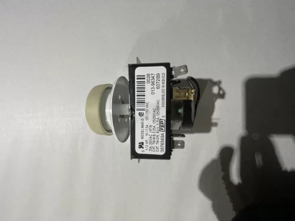 Whirlpool 3976569A 3976569 WP3976569 AP6009020 3393934 548368 PS11742162 Dryer Timer
