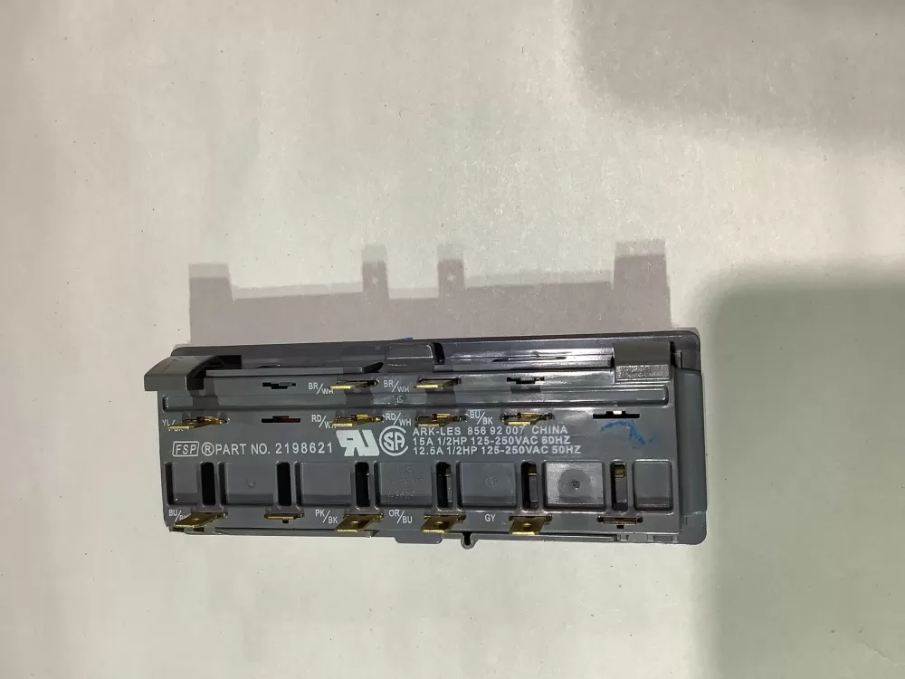 Whirlpool Maytag 2198621 Refrigerator Control Board Dispenser AZ142615 | ZC2398