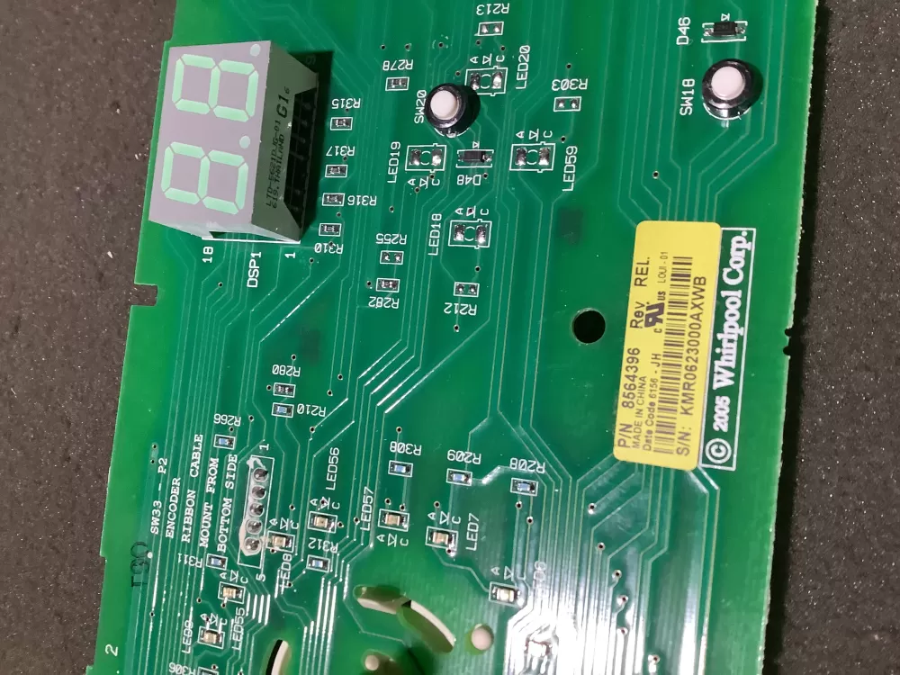Kenmore 8564396 8564400 WP8564396 Dryer Control Board AZ124592 | NR2260