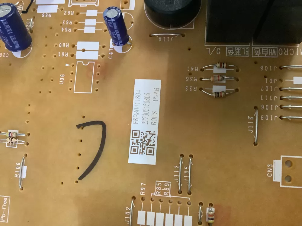 LG Kenmore EBR80411804 AP7223334 Microwave Control Board Panel AZ208027 | NR430