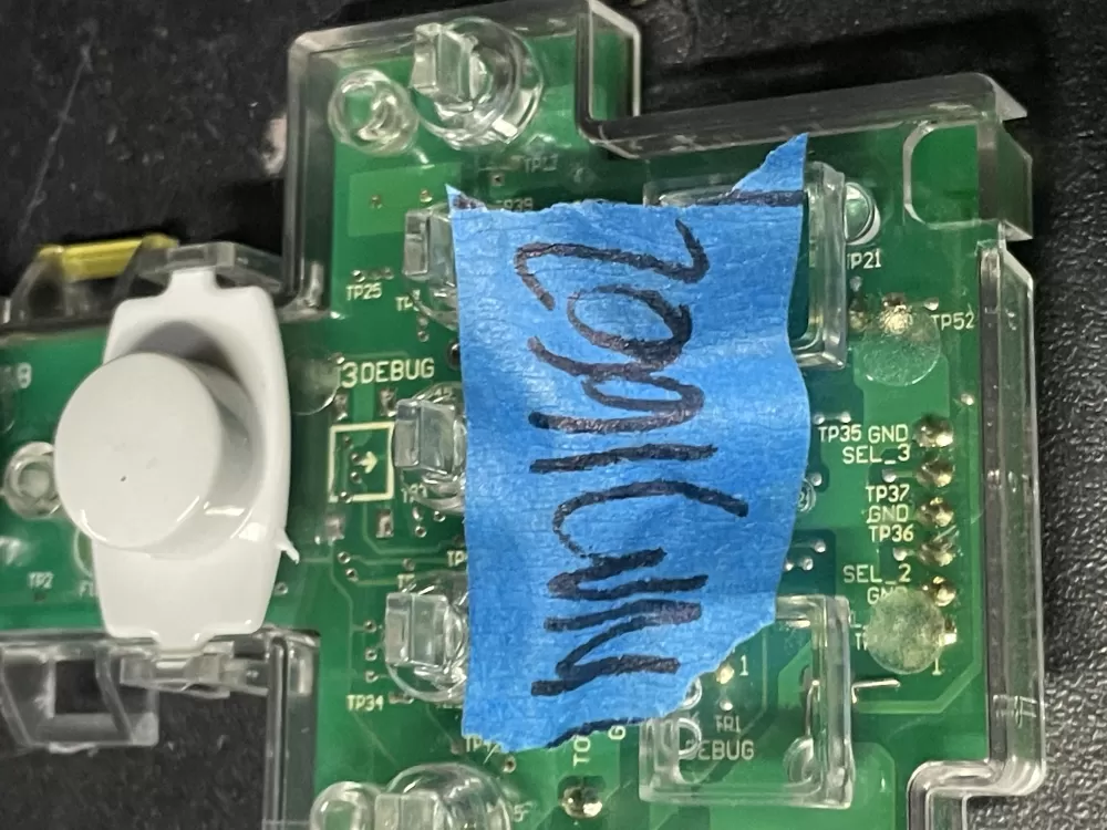 GE 234D2618G001 WE04X27284 Dryer Control Board AZ6977 | WM1662