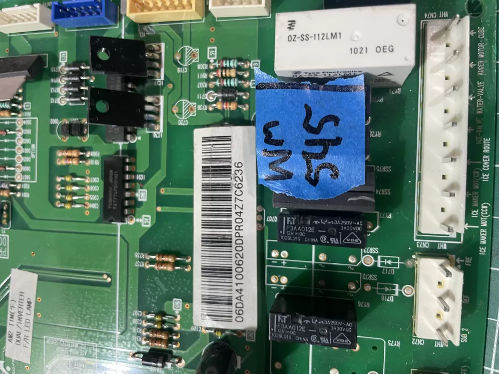 Samsung AP5272130 DA41 00620D Refrigerator Control Board AZ195586 | Wm545