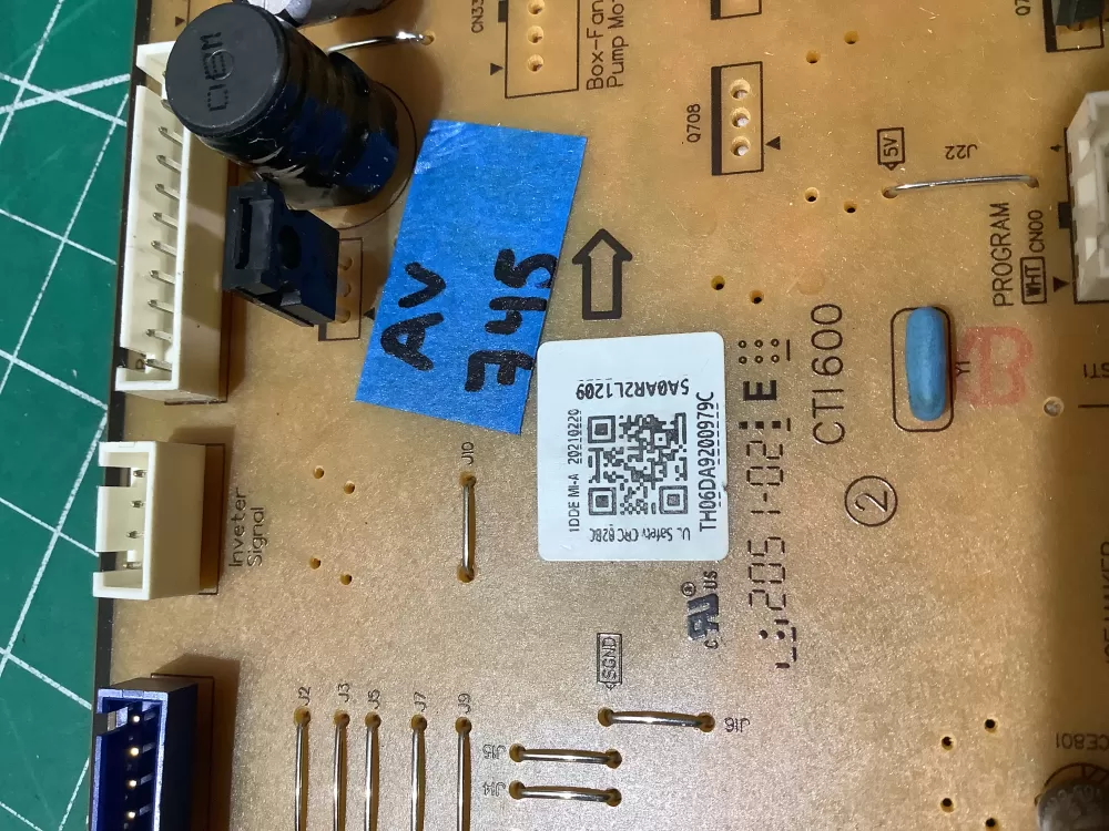 Samsung DA92 00979C DA9200979C Refrigerator Control Board AZ188582 | AV745