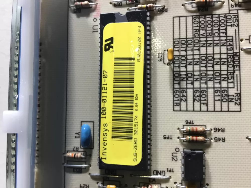 Sub Zero 3015174 100-01121-07 Refrigerator Control Board AZ47071 | NR571