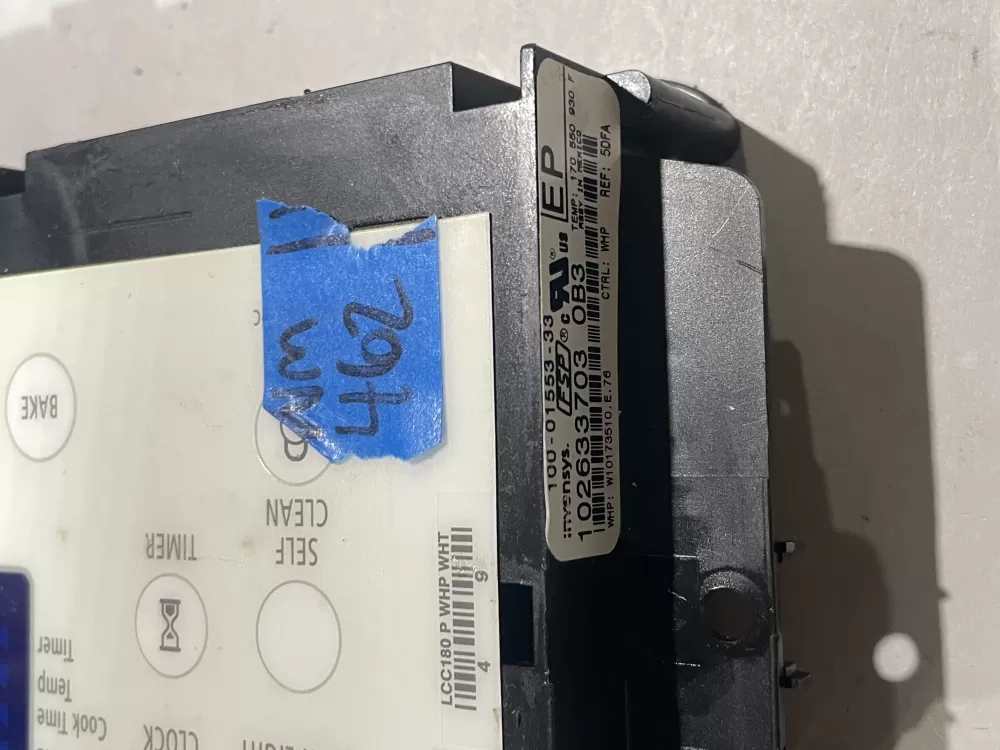 Whirlpool Range Control Board 100-01553-33 AZ175752 | Wm462