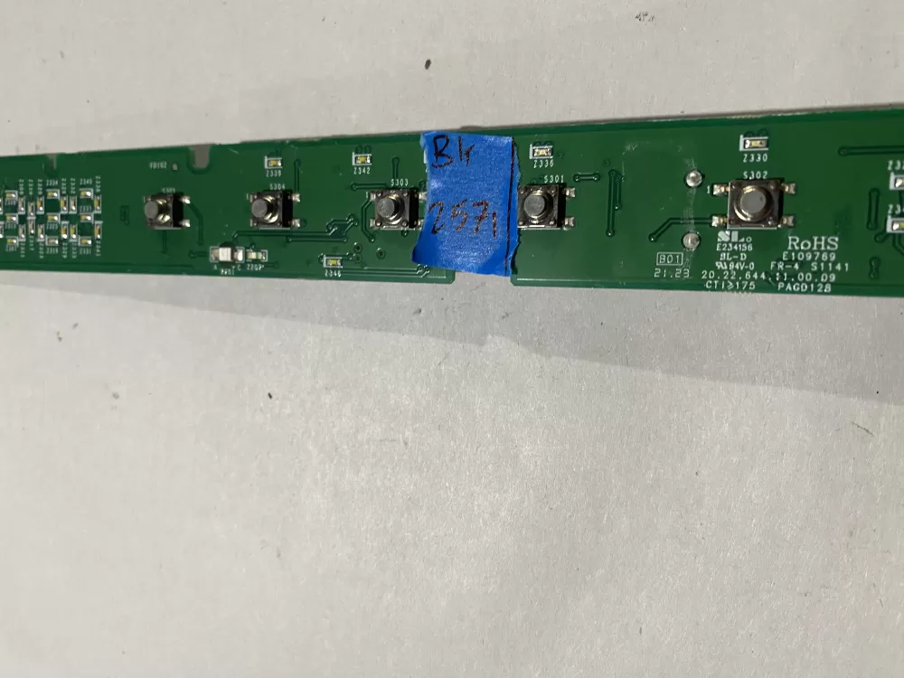 GE 265D4397G100 Dishwasher Control Board AZ167266 | BK2571
