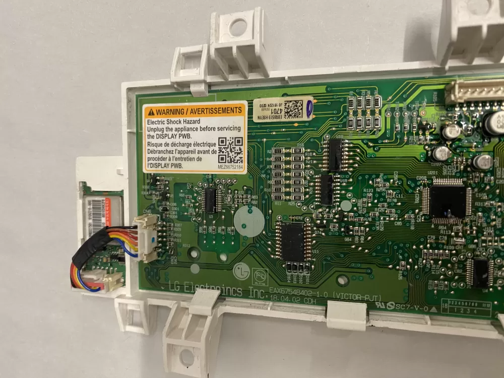 LG EBR85194701 Agl74115160 Washer Control Board AZ224092 | BK1678