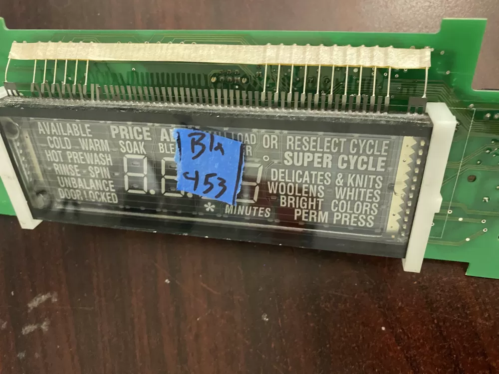 Maytag Washer Control Board Display User Interface AZ36299 | BK453