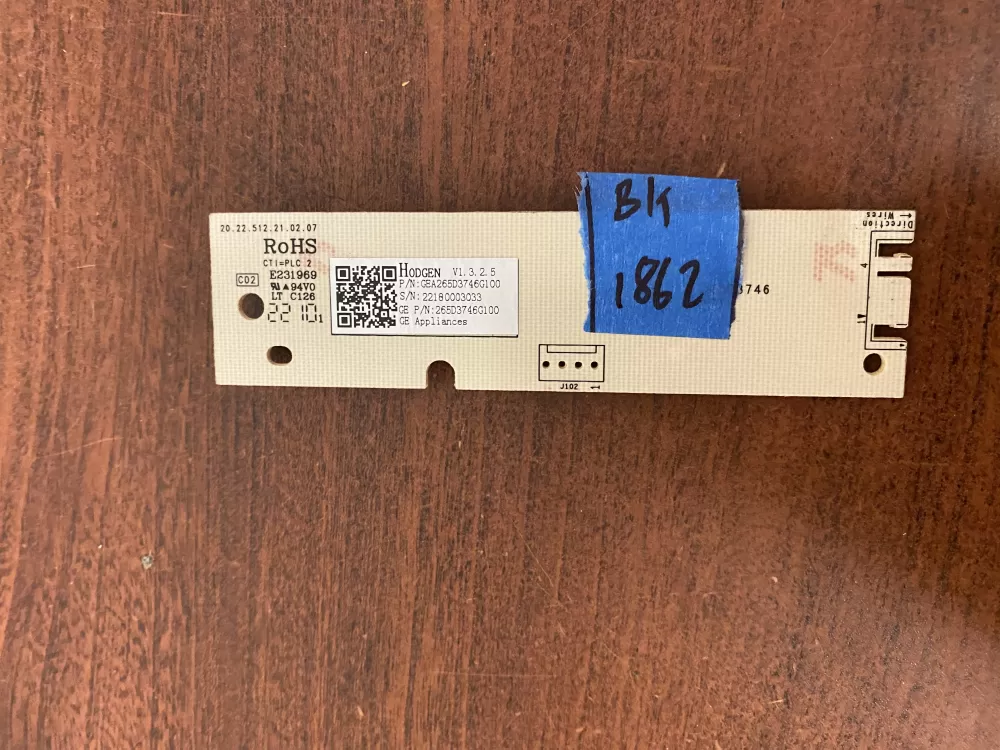 GE 265D3746G100 Control Board AZ53909 | BK1862