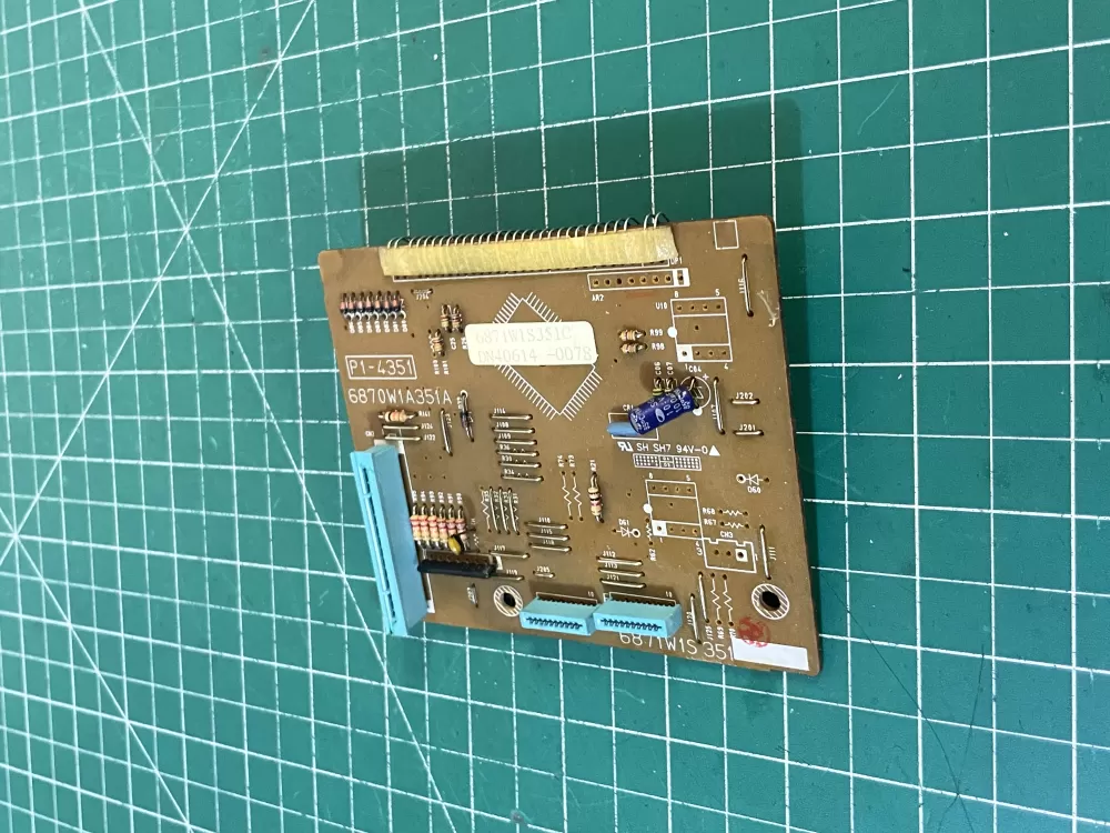LG 6871W1S349A 6870W1A351A Microwave Oven UI Control Board AZ200779 | Wm2802
