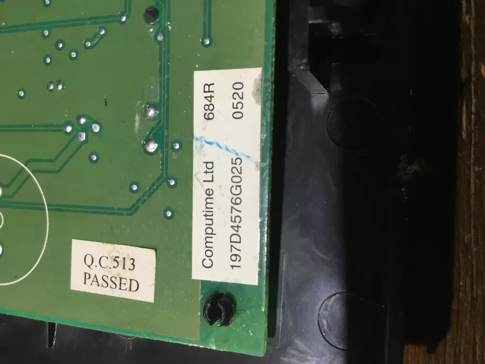 GE 197D4576G025 Refrigerator Control Board Dispenser AZ52085 | NR1871