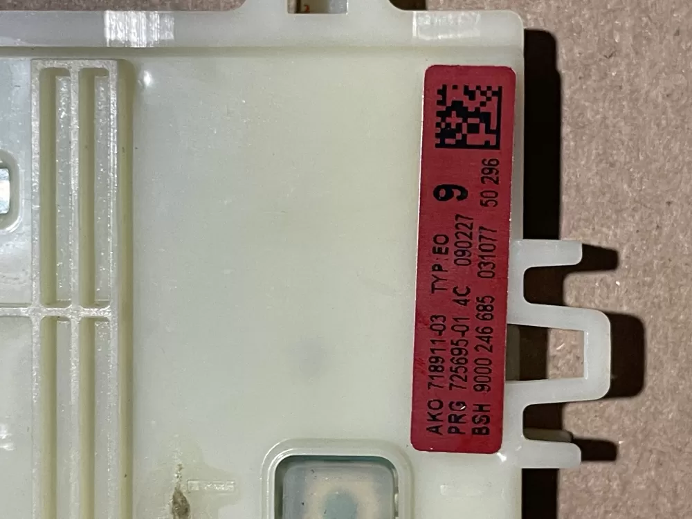 Bosch 9000-246-685 Dishwasher Control Board AZ84837 | Wm1757
