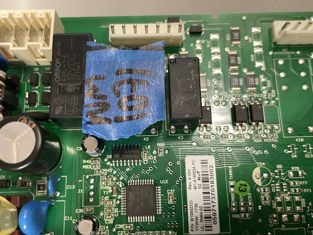 Whirlpool Maytag W10547719 Refrigerator Control Board AZ225285 | Wm1071