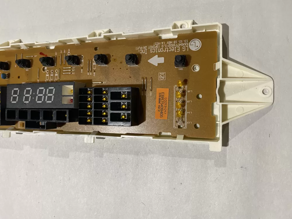 LG EBR75439405 Dryer Control Board Display AZ163841 | BKV819