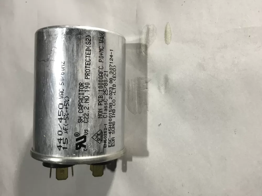 LG Kenmore EN60252 1 Refrigerator Capacitor AZ100315 | Sl28