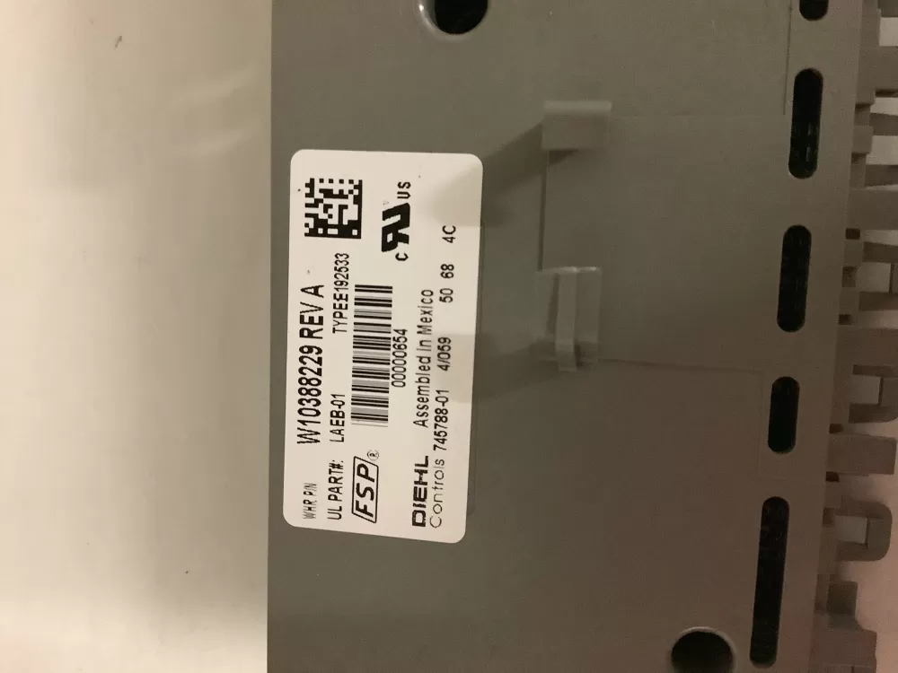 Whirlpool Maytag W10388229 WPW10388229 Washer Control Board AZ207500 | ZC2804