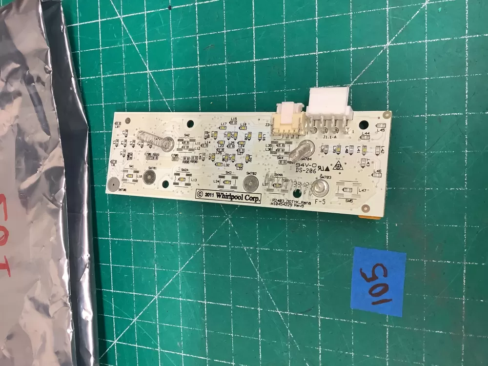 W10277867 KitchenAid Refrigerator Board - Display / Interface