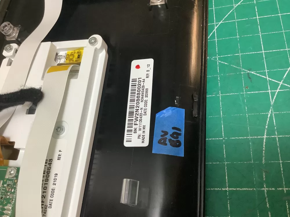 Washer Control Board Touchpad Panel User Interface W11130429 AZ226082 | ARV691