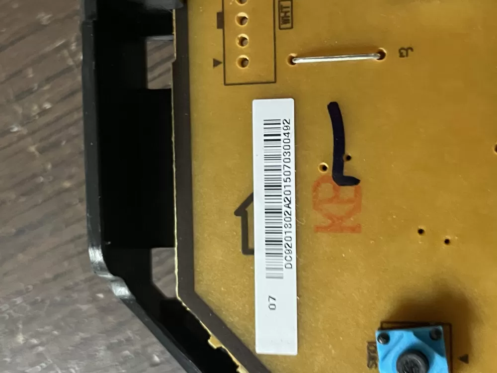 Samsung DC92 01802A Washer Control Board AZ48081 | Wmv388