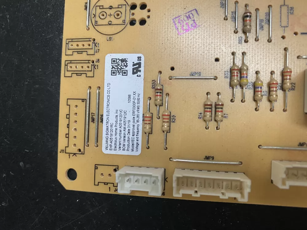 Frigidaire A05191201RC Refrigerator Control Board Circuit AZ10630 | BK609