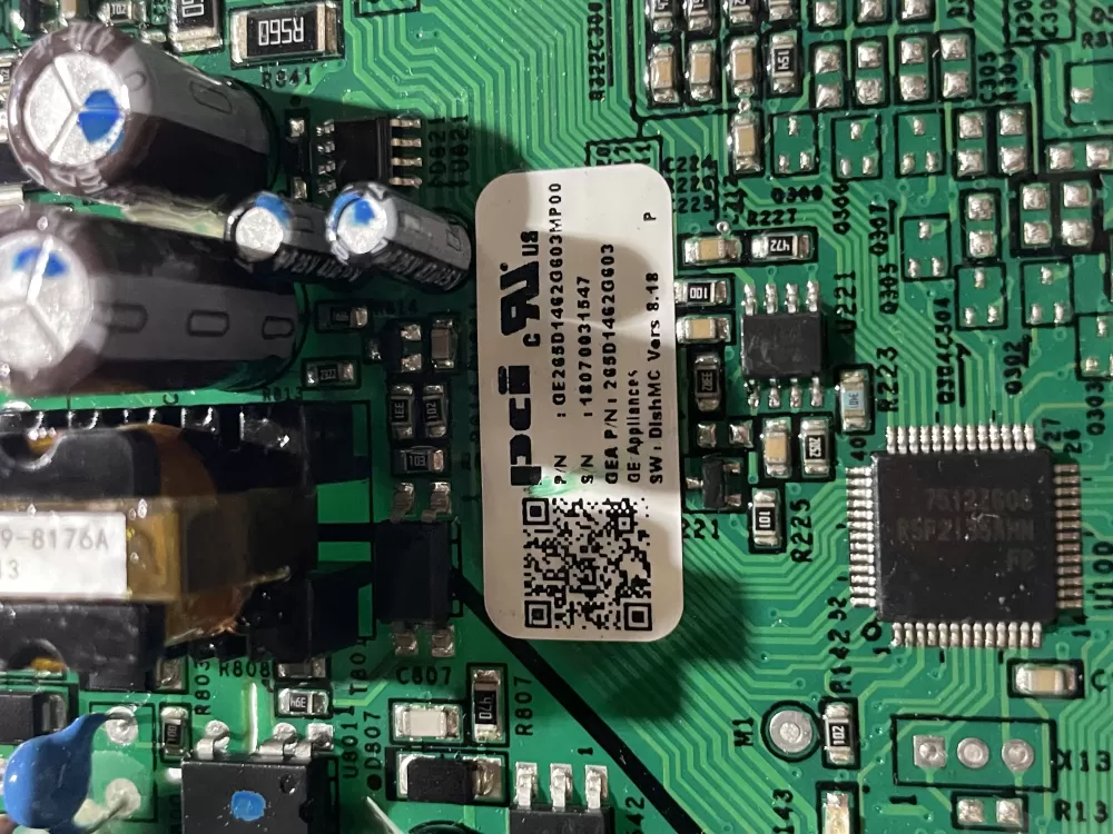 GE 265D1462G603 Dishwasher Control Board AZ191515 | Wm1601