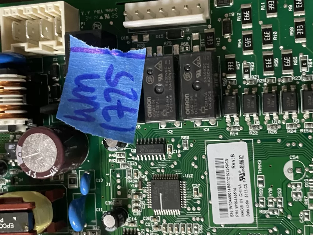 Whirlpool Kenmore W11088499 Refrigerator Control Board AZ41635 | Wm1725