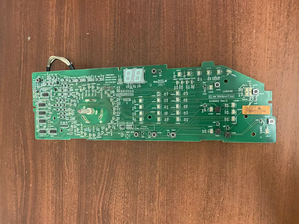 Whirlpool  Maytag  Kenmore 8564290 8565349 Washer Control Board