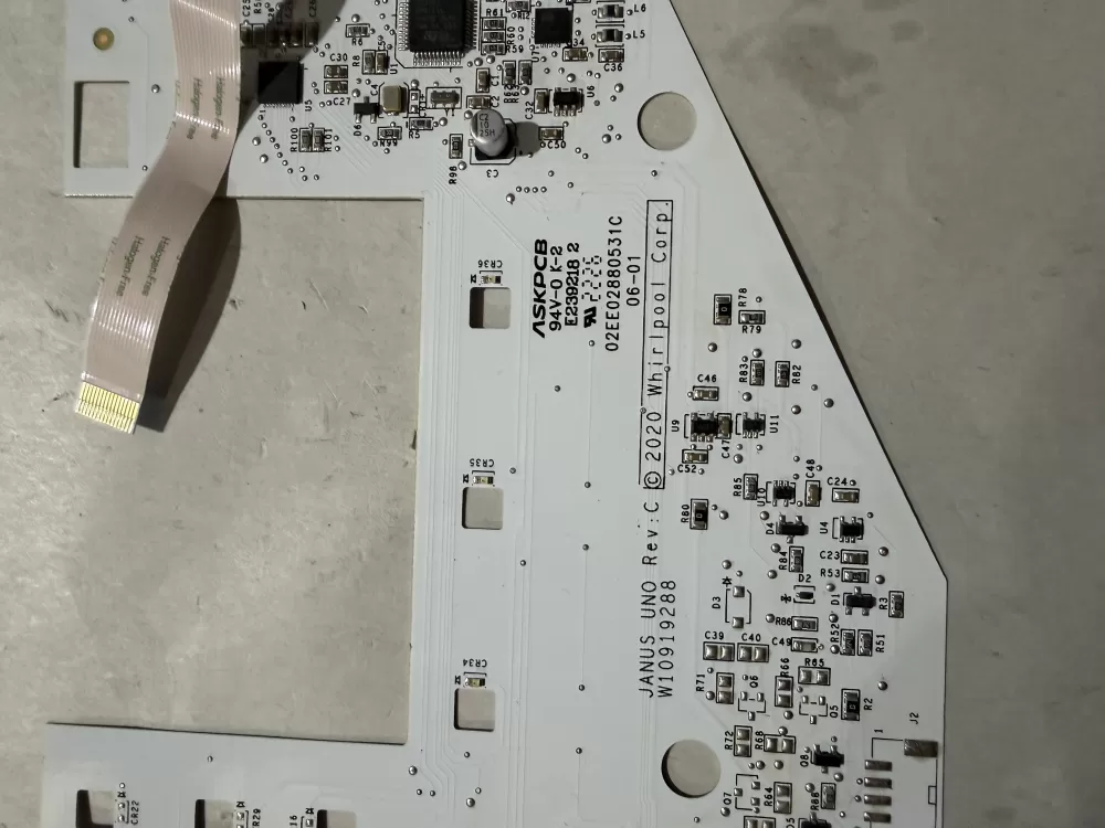 Whirlpool W10919288 Washer Control Board AZ214905 | KMV451