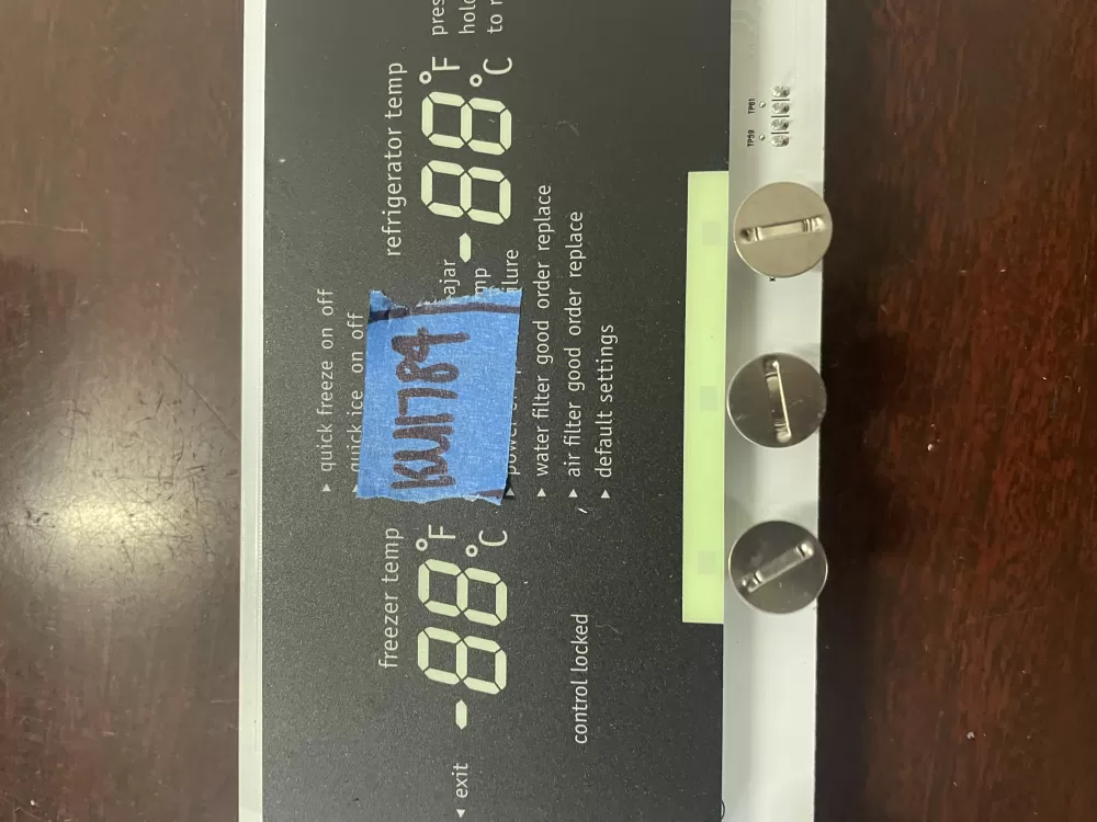 Frigidaire Refrigerator A05860712 Display Control Board AZ48360 | KM1784