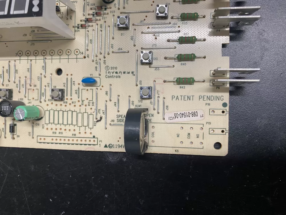 IVENSYS WHIRLPOOL OVEN DISPLAY CONTROL BOARD 098-01540-05 AZ20196 | BK964