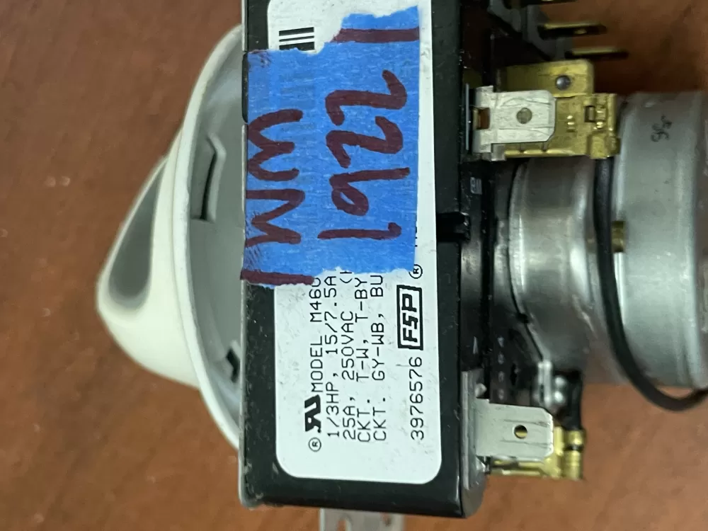 Kenmore 3406702A WP3976576 3406015 3406702 3976576 Dryer Timer AZ52697 | Wm1922