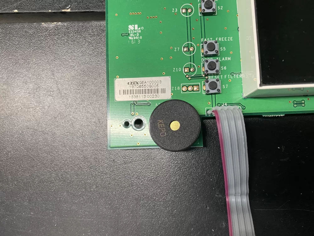 GE 197D8550G005 Refrigerator Dispenser Control Board Display AZ10579 | BK1276