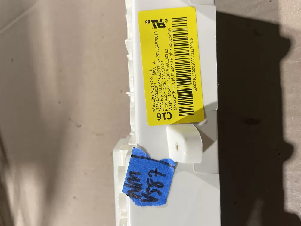 GE 301334870010 17238100000203 Washer Control Board AZ65210 | Wmv587