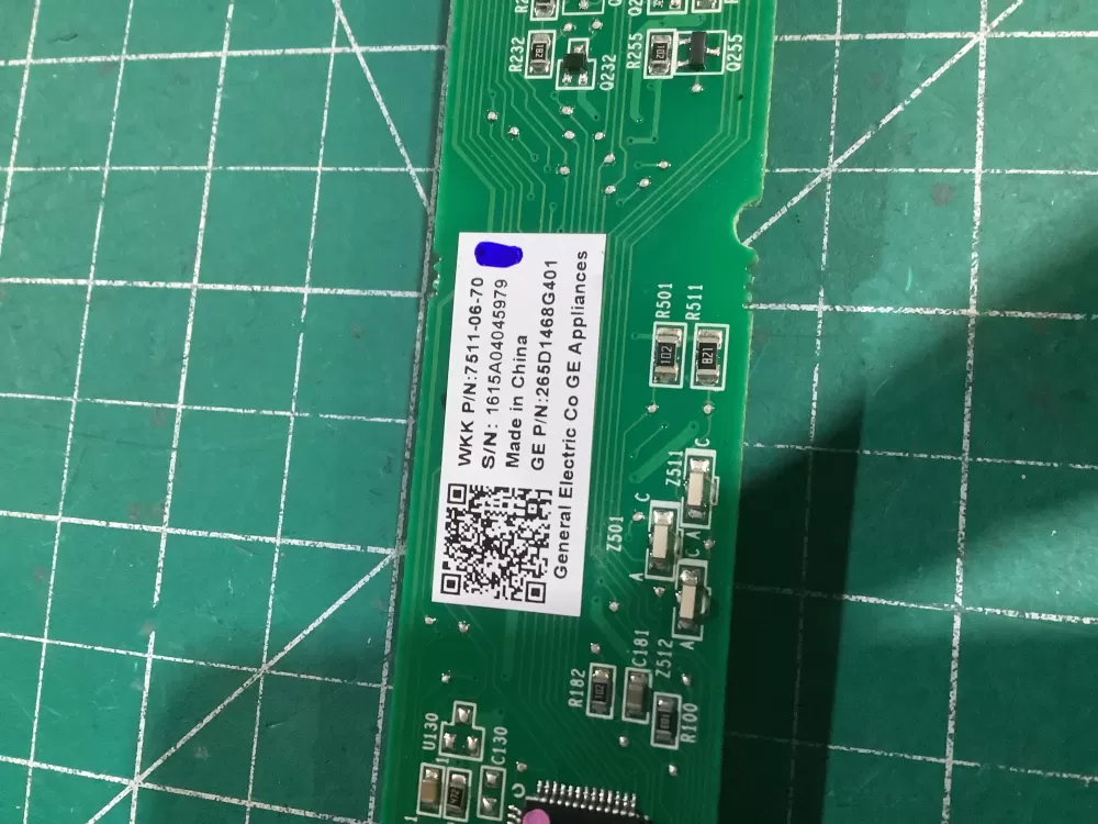 GE 265D1468G401 Dishwasher Control Board Display AZ168639 | NR2579