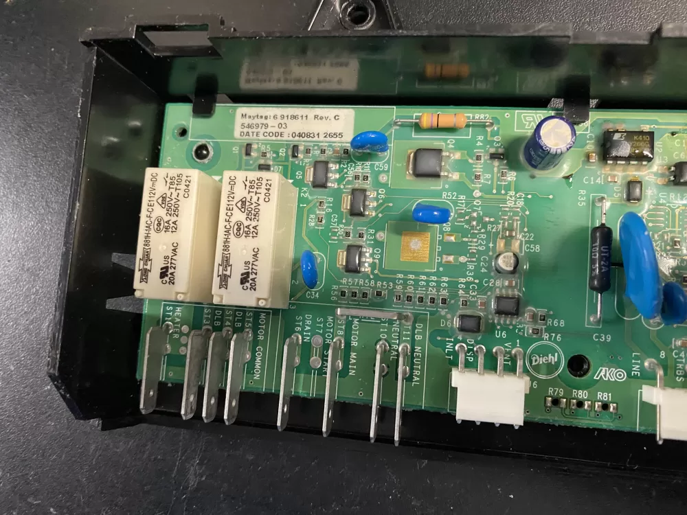Whirlpool Maytag Amana Dishwasher Control Board 6 918611 Rev AZ13388 | BK1559