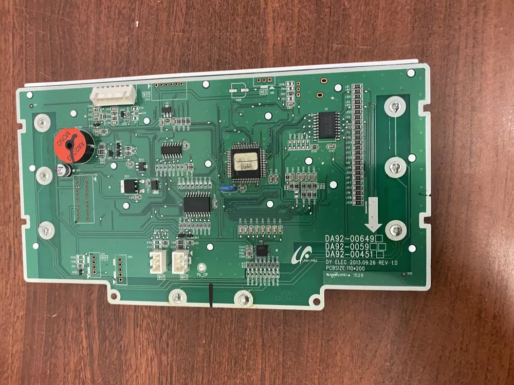 Samsung DA92 00649A Refrigerator Control Board Dispenser AZ47061 | BK836