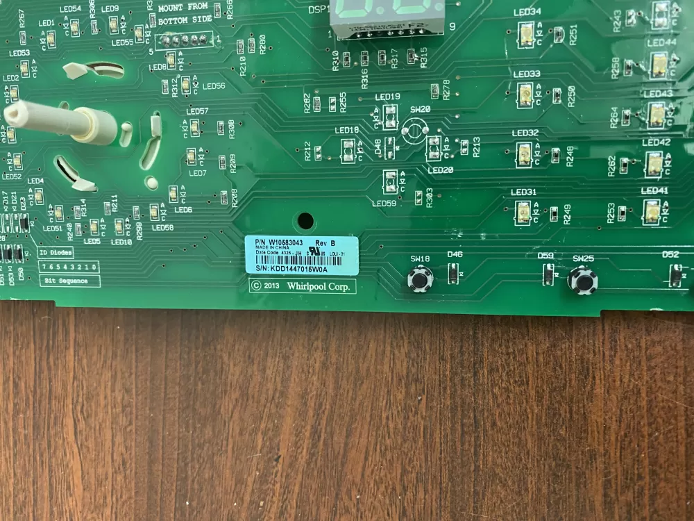 Whirlpool Kenmore W10583043 Washer Control Board Interface AZ29960 | BK1624