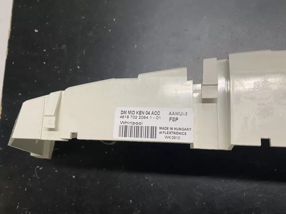 Whirlpool 4619 702 2064 1 - 01 Washer UI Control Board AZ18320 | BKV49