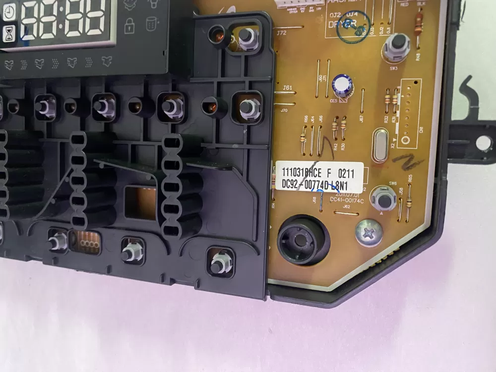 Samsung DC92 00774D Washer Control Board AZ197247 | BKV893