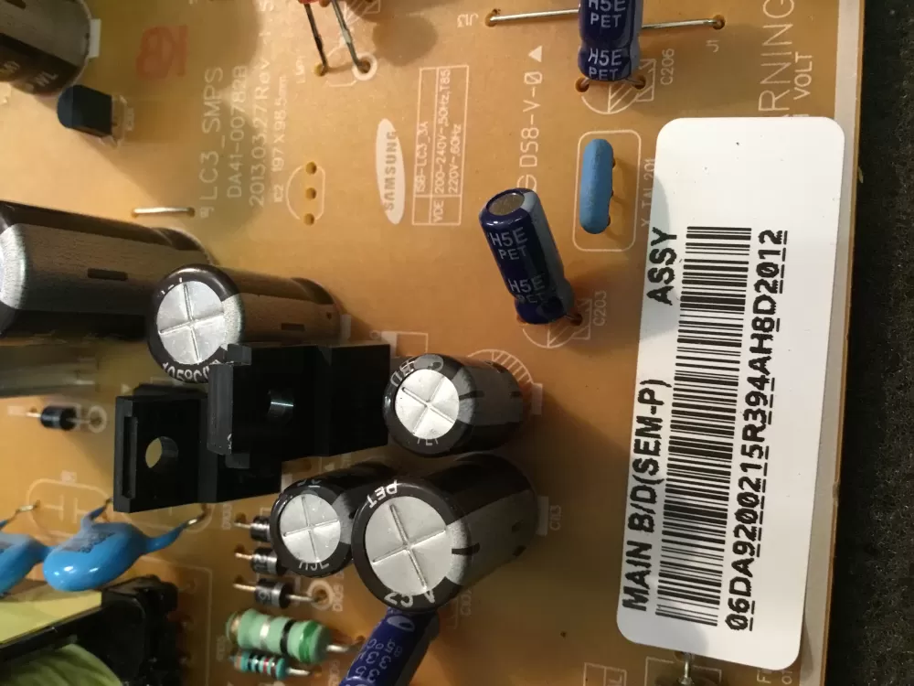 Samsung DA92-00215R Refrigerator Inverter Control Board AZ100731 | NR133