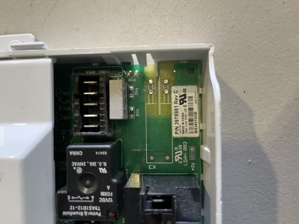 Whirlpool Maytag Kenmore W10111606 6105034 Dryer Control Board AZ41298 | V411
